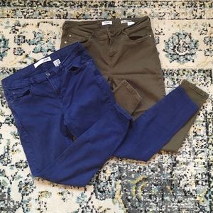 2 pair cropped woman’s pants size 12